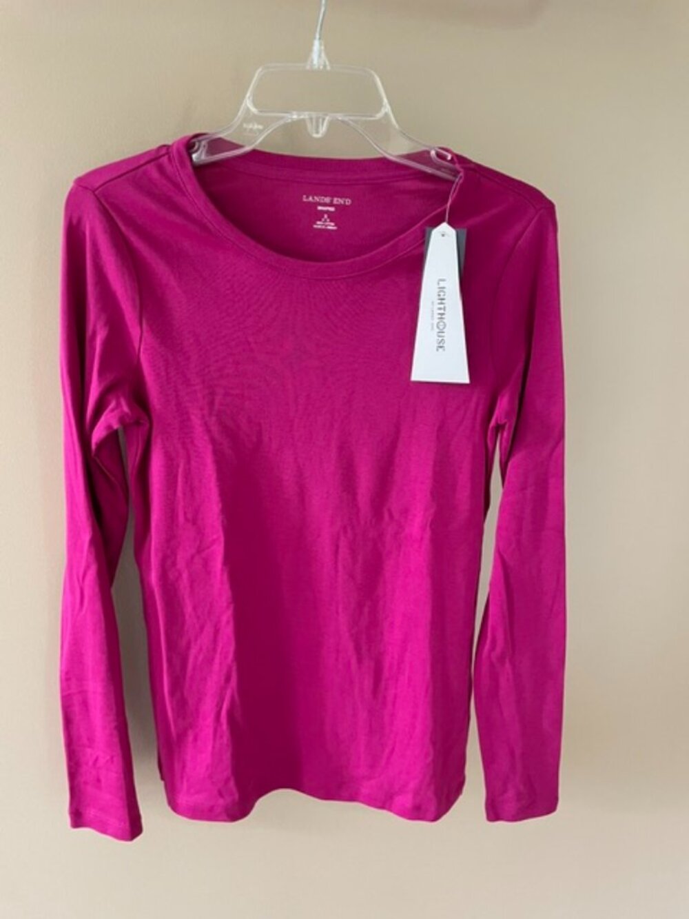 Women's Land's End Long Sleeve Cotton Jersy
